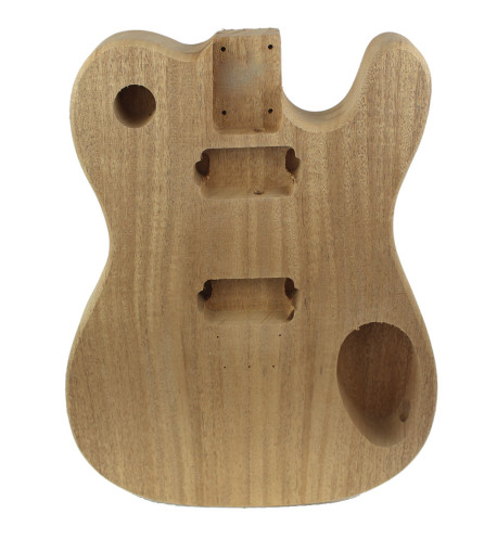 Electric Guitar Finished African Mahogany Style Telecaster Body (2 pieces)
