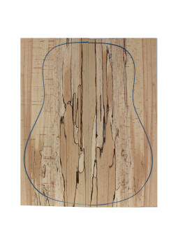 Spalted Beech Acoustic Guitar Backs
