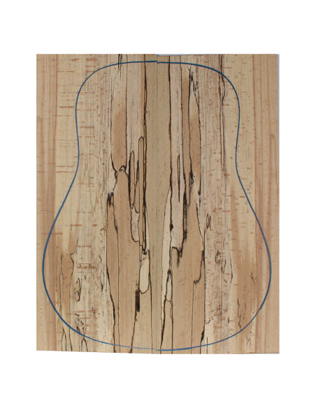 Spalted Beech Acoustic Guitar Backs