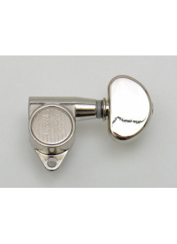 Kluson Roundbacks Groover Kidney 3+3 Nickel