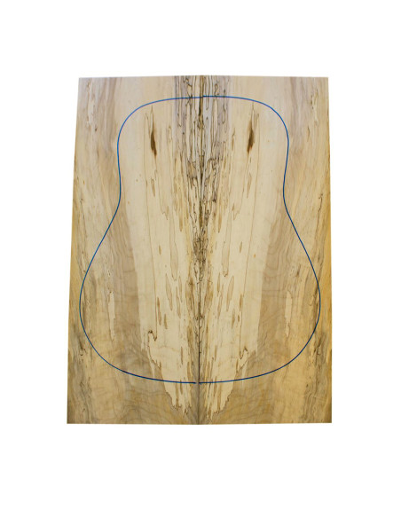 Spalted Maple Acoustic Guitar Backs