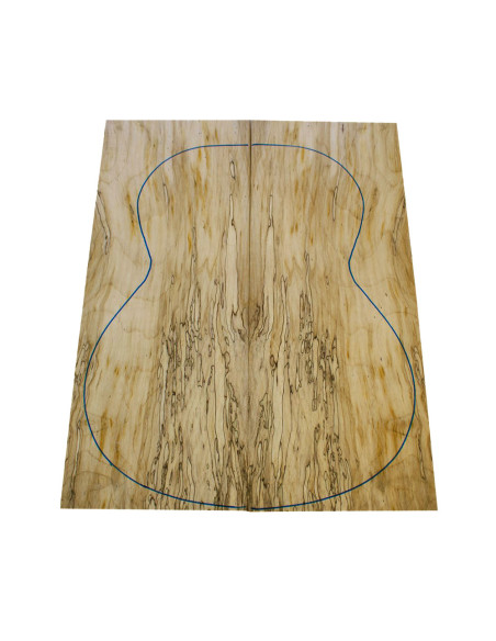 Spalted Maple Classic Guitar Backs