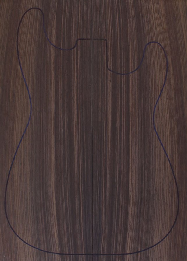 Carved Top Palo Santo India Guitarra / Bajo Eléctrico