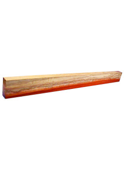 Mango neck through palo rojo bariolé para Guitarra o E-Basss