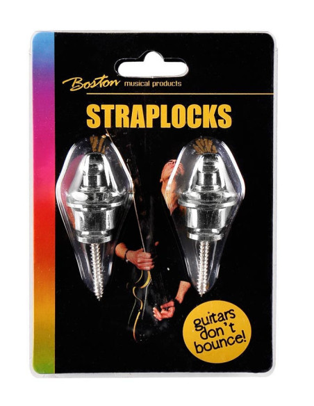 Boutons de fermeture de sangle chromés