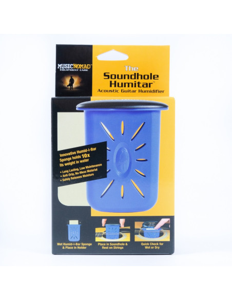 Acoustic and classic guitar soundhole humidifier
