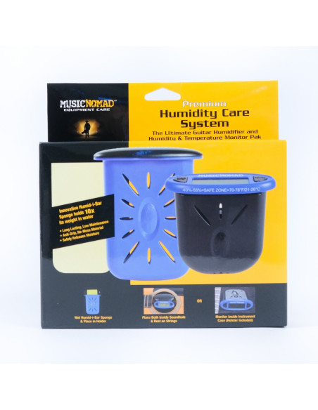 Compteur de température et d'humidité pour guitare avec humidificateur