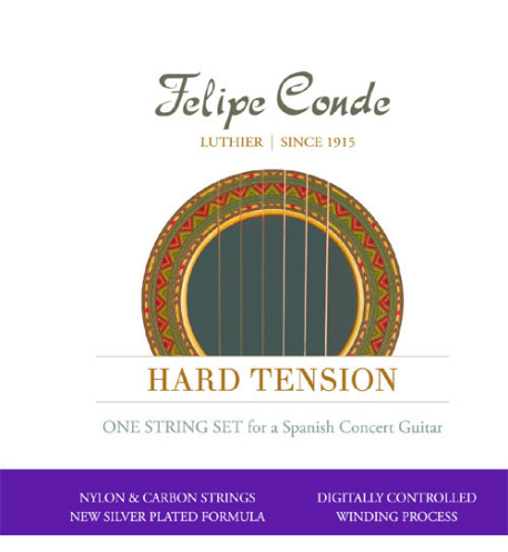 Jeu Cordes Guitare Concert Felipe Conde Tension Forte