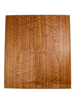 Decken Cuerpo Sapelli Quilted AA Gitarre / E-Bass | Maderas Barber