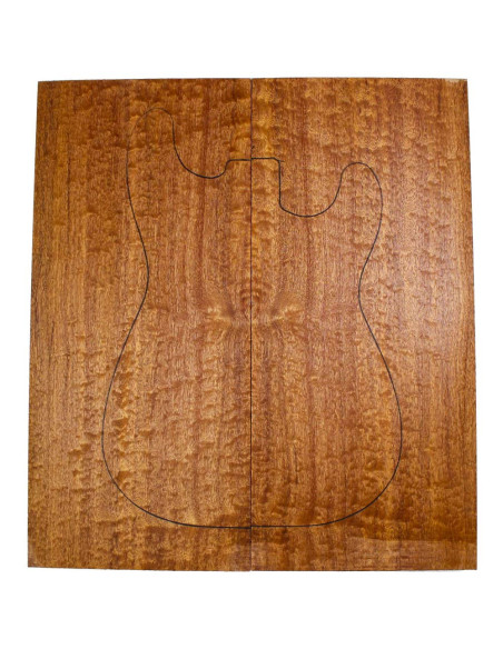 AA Body Top Sapele Quilted Bass / Electric Guitar | Buy
