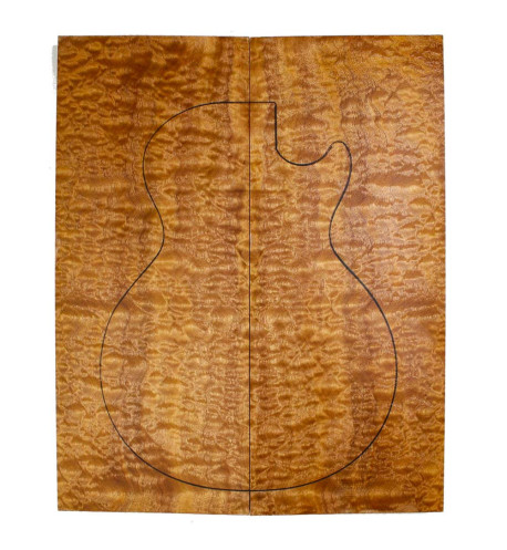 Decken Cuerpo Sapelli Quilted AAA Gitarre / E-Bass | Maderas Barber
