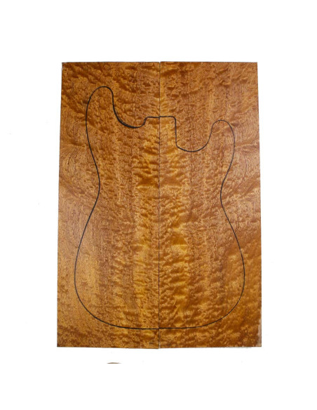 Tapas Cuerpo Sapelli Quilted Especial Guitarra / Bajo Eléctrico | Maderas Barber