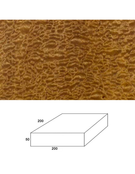 Madera de Sapelli Quilted para Torno y Talla | Maderas Barber