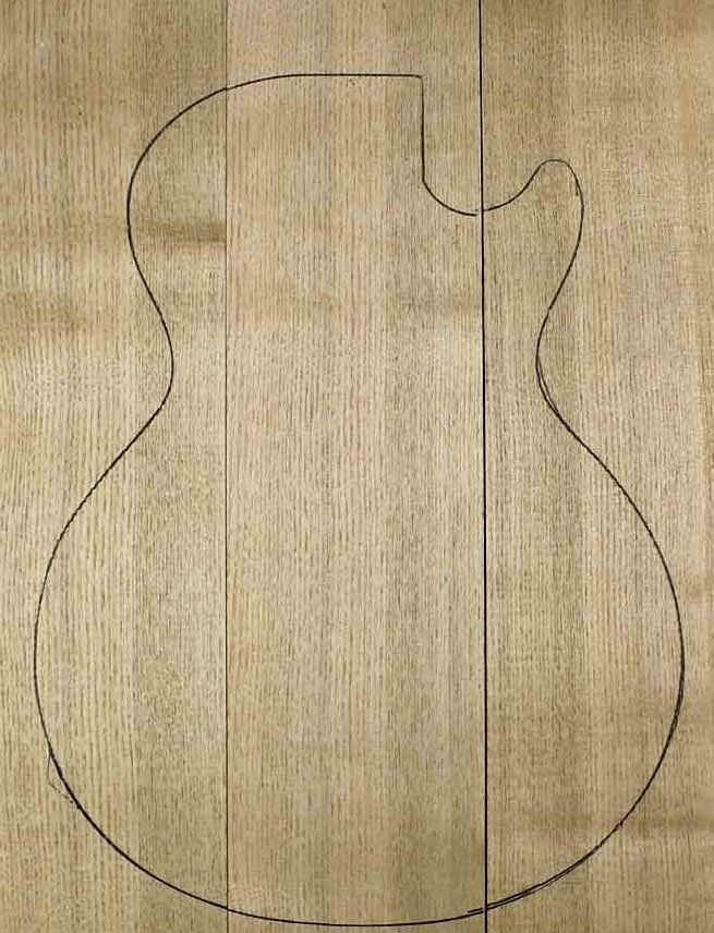 Cuerpo Sassafrás 3 Stücks Gitarre / E-Bass | Maderas Barber