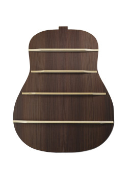Set barras interiores acabados para fondo guitarra acústica