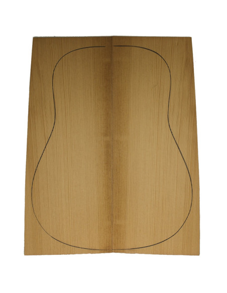 Tables Épinette Rouge Torréfiée 1re Guitare Acoustique