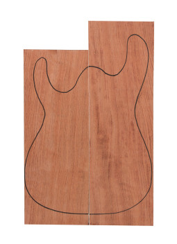 Bubinga Asymetric Body 530x160x50mm + 460x160x50 mm
