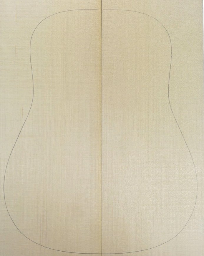 Tables Épicéa des Alpes 2ème Guitare Classique