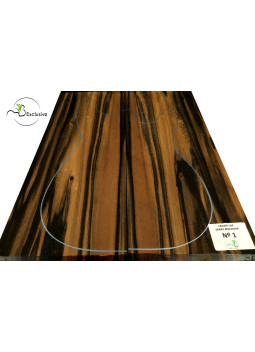 Makassar Ebony Carved Top Nº3