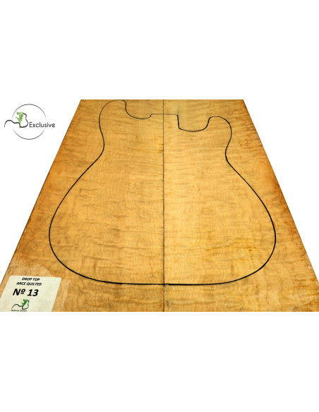 Drop Top Arce Quilted Master Guitarra Eléctrica Nº13