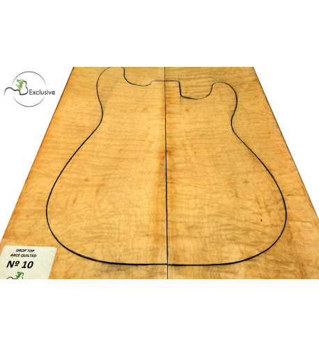 Drop Top Quilted Ahorn Master E-Gitarre Nr.9