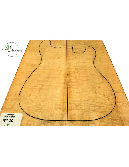 Drop Top Quilted Ahorn Master E-Gitarre Nr.9