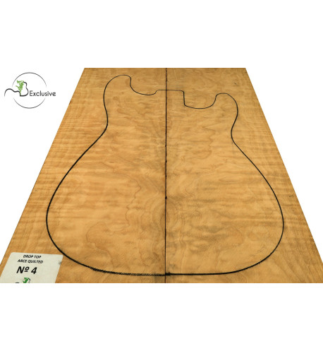 Drop Top Quilted Ahorn Master E-Gitarre Nr.4