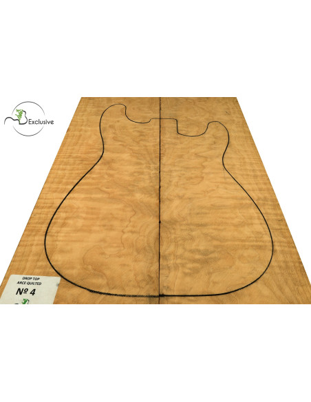 Drop Top acero quilted Master chitarra elettrica n.4