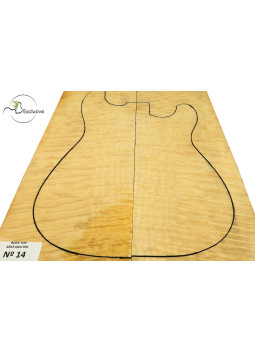 Decke Cuerpo Quilted Ahorn Master Gitarre / E-Bass MB ExclusiveNr.13