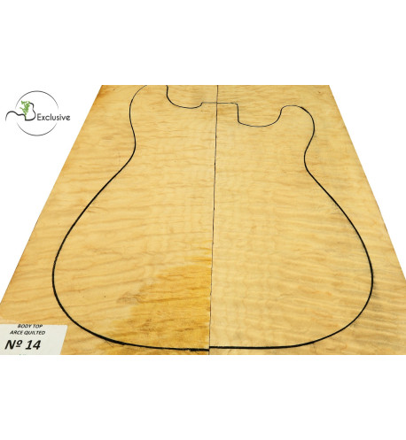 Tavola Cuerpo acero quilted Master chitarra / basso elettrico MB Exclusiven.13