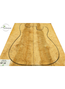 Tavola Cuerpo acero quilted chitarra / basso elettrico n.10