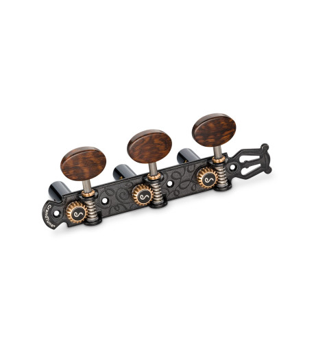 Clavijero Schaller GrandTune Classic Lira Cromado Negro Snakewood