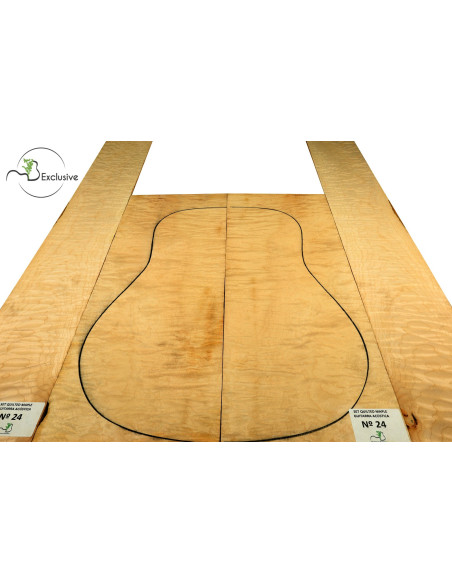 Set acero quilted chitarra acustica n. 24 | pezzos Únicas