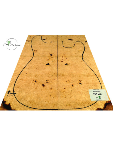 MB Exclusive Big Leaf Maple Burl Drop Top Nº 26