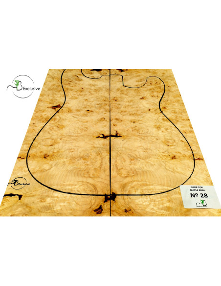 MB Exclusive Big Leaf Maple Burl Drop Top Nº 28
