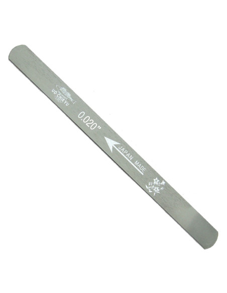 Feile Ranura de Sattel Doble Filo Uo-Chikyu 0,51 mm | Japonesas