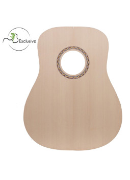 The MB Exclusive finished top for acoustic guitar is constructed from Sitka spruce
