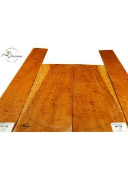 Set Sapelli Quilted chitarra acustica MB Exclusive n.38 | pezzos |