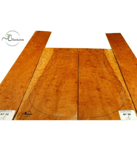 Set Sapelli Quilted Akustikgitarre MB Exclusive Nr.38 | Stücks |