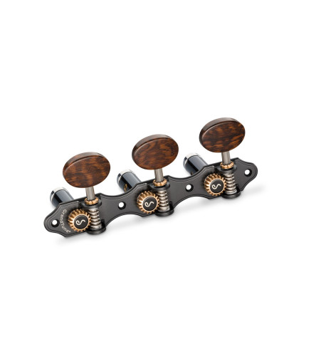 Mécaniques marque allemande Schaller modèle Classic Hauser Noir Satiné Snakewood Deluxe