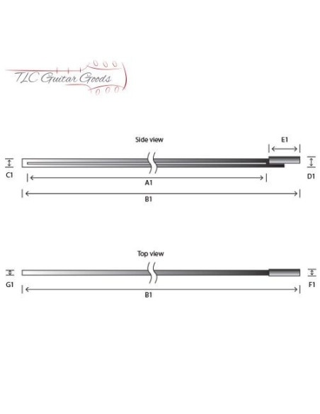 Double Âme de Réglage Titane 360mm
