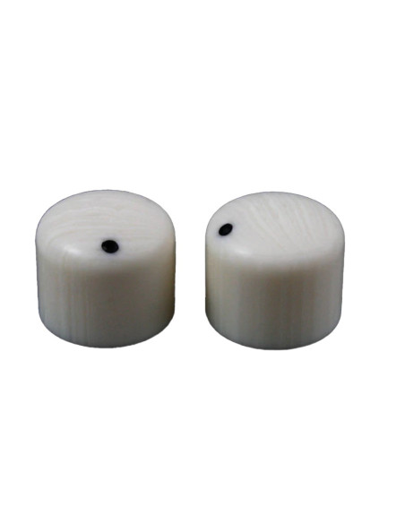 All parts Simulated Ivory Knobs set of 2 pcs