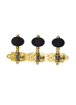 General description of the Perona tuning machines for classical guitar 572: