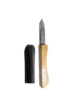 The Japanese knife "Ken" has two cutting edges on the left and right