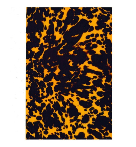 Pickguard sheet, yellow tortoise, self-adhesive |Accesories for Luthiers