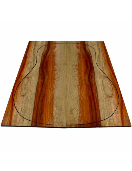 Fondos palo rojo bariolé guitarra acustica