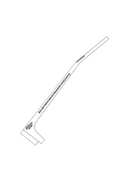Neck profile template, Ramirez classical, acrylic
