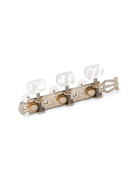 Mécanique Schaller Classic Lyre Nickel Perle Tiges Blanches
