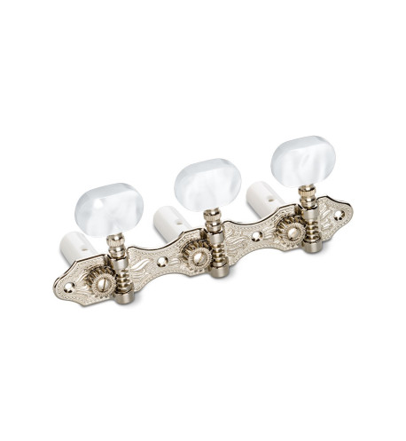 Buy Schaller Machine Head Classic Hauser Nickel Acrylic Posts White