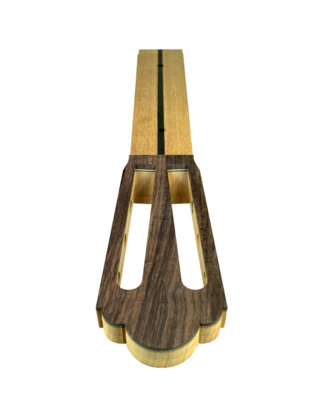Honduras Cedar + Indian Rosewood+W-B Torres style headplate ebony strip